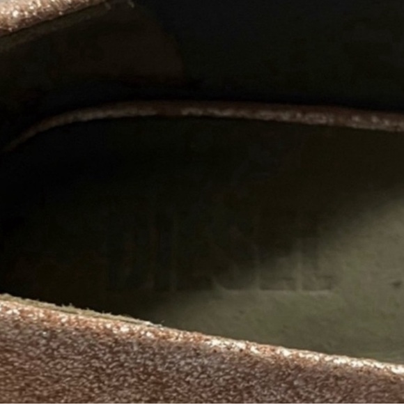 Diesel Ashly Metallic Tan Platform Pumps Heels Size 9.5/40 MSRP $270 - Picture 5 of 6